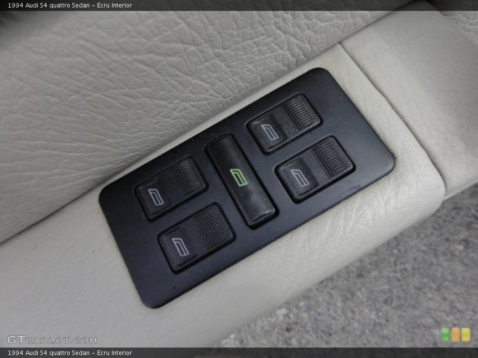 Ecru Interior Controls for the 1994 Audi S4 quattro Sedan #47739235