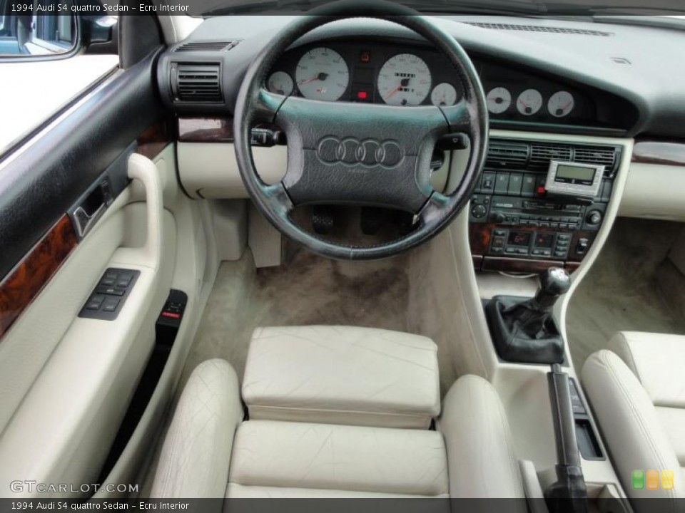 Ecru Interior Dashboard for the 1994 Audi S4 quattro Sedan #47739439