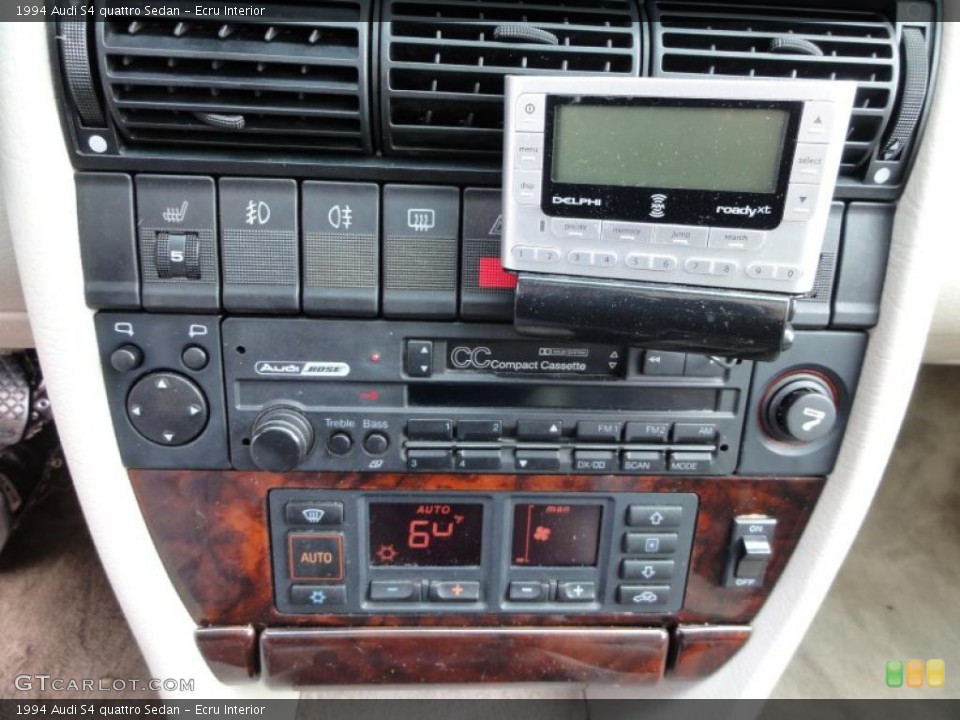 Ecru Interior Controls for the 1994 Audi S4 quattro Sedan #47739655