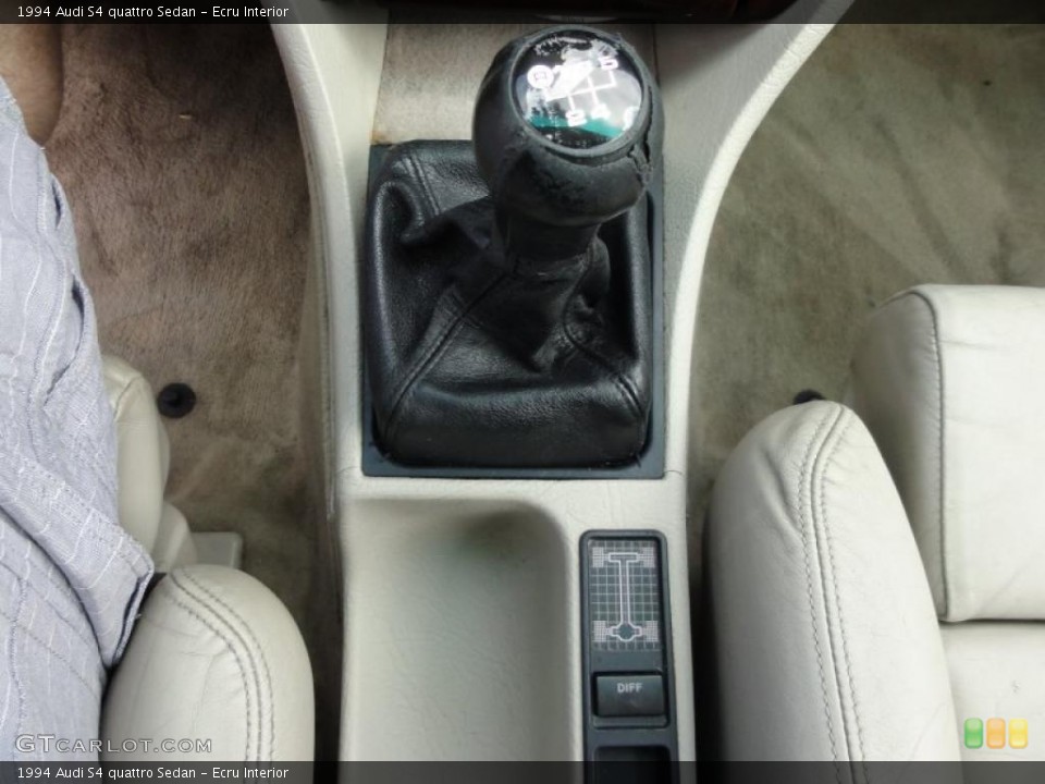 Ecru Interior Transmission for the 1994 Audi S4 quattro Sedan #47739664