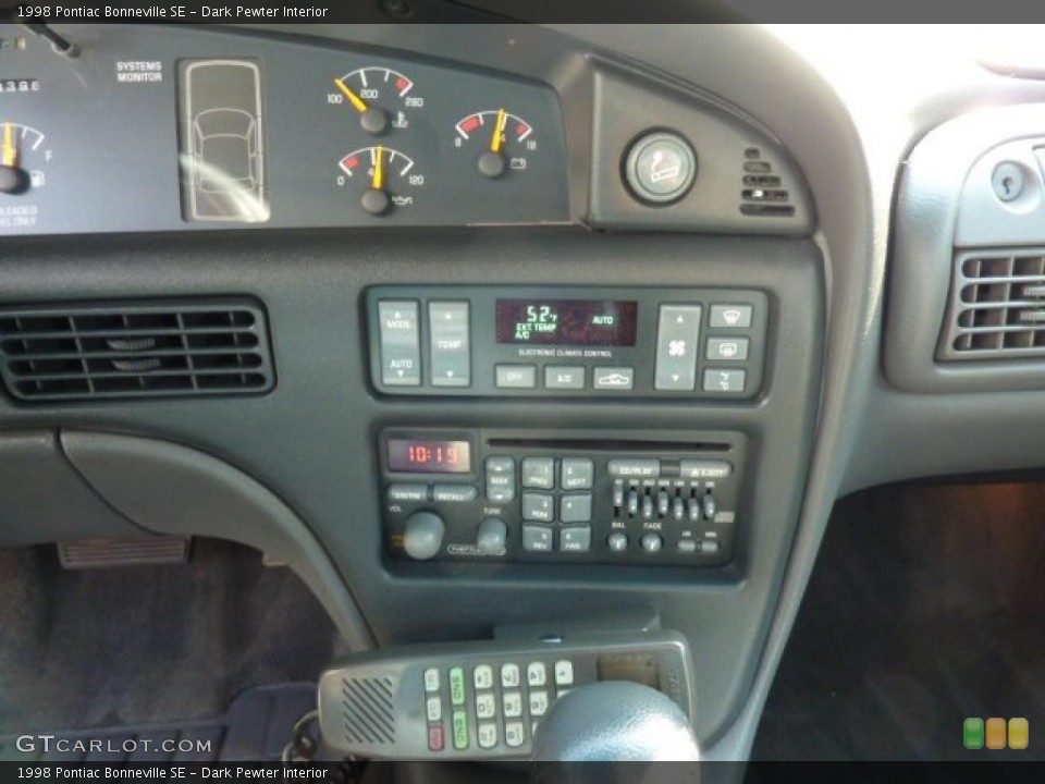 Dark Pewter Interior Controls for the 1998 Pontiac Bonneville SE #47741965
