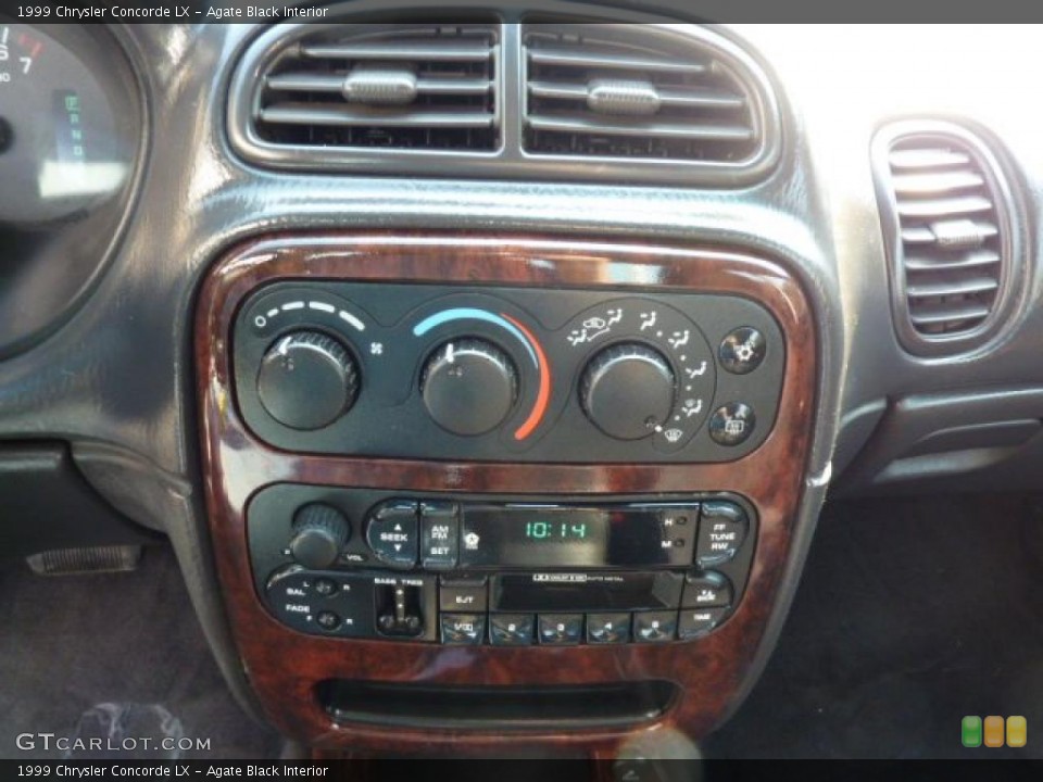 Agate Black Interior Controls for the 1999 Chrysler Concorde LX #47742214