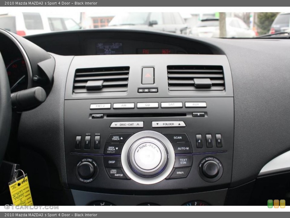 Black Interior Controls for the 2010 Mazda MAZDA3 s Sport 4 Door #47742589