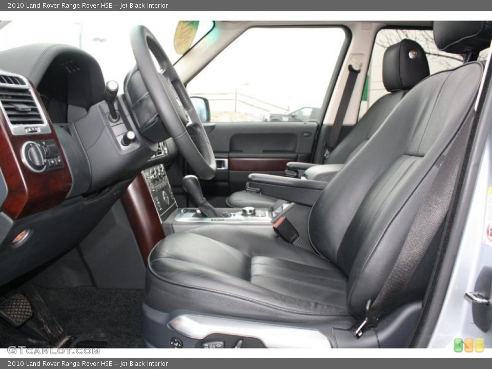 Jet Black Interior Photo for the 2010 Land Rover Range Rover HSE #47743780