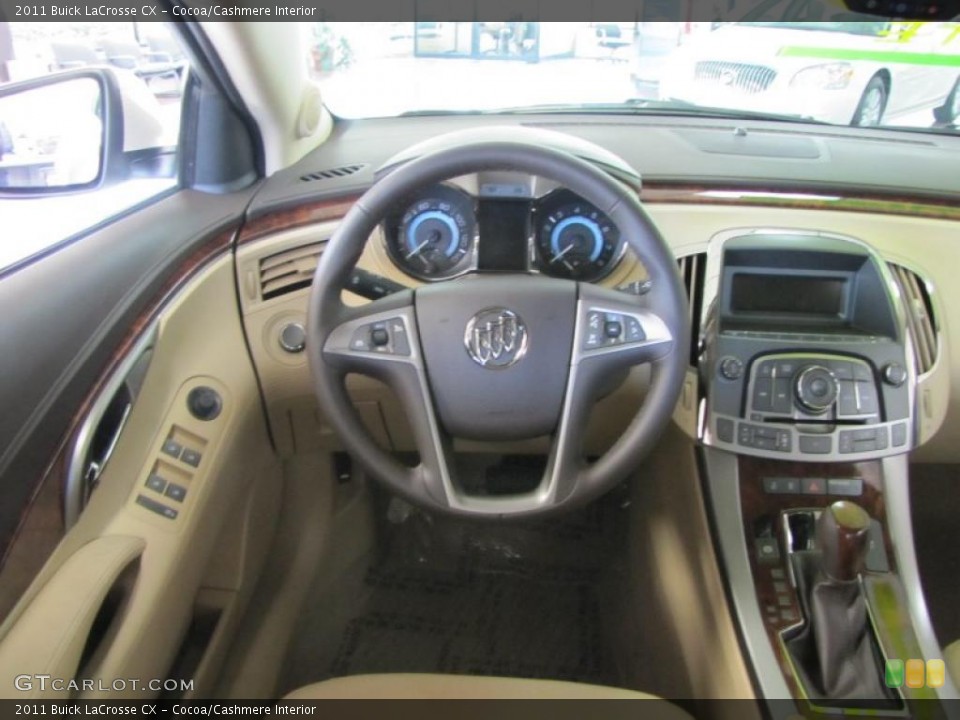 Cocoa/Cashmere Interior Dashboard for the 2011 Buick LaCrosse CX #47745521