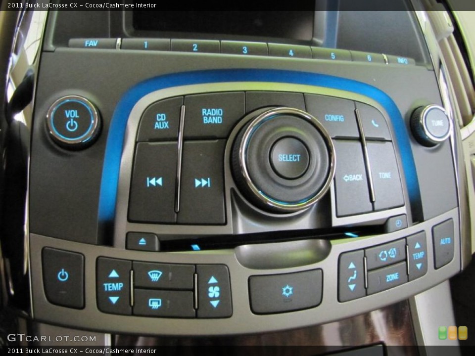 Cocoa/Cashmere Interior Controls for the 2011 Buick LaCrosse CX #47745551