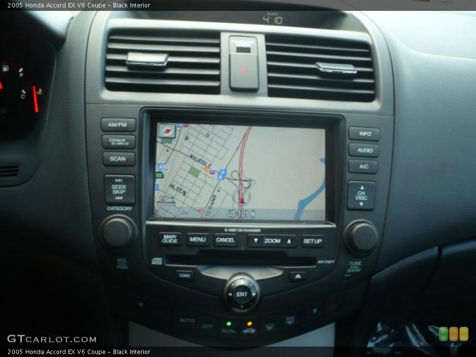 Black Interior Navigation for the 2005 Honda Accord EX V6 Coupe #47746466