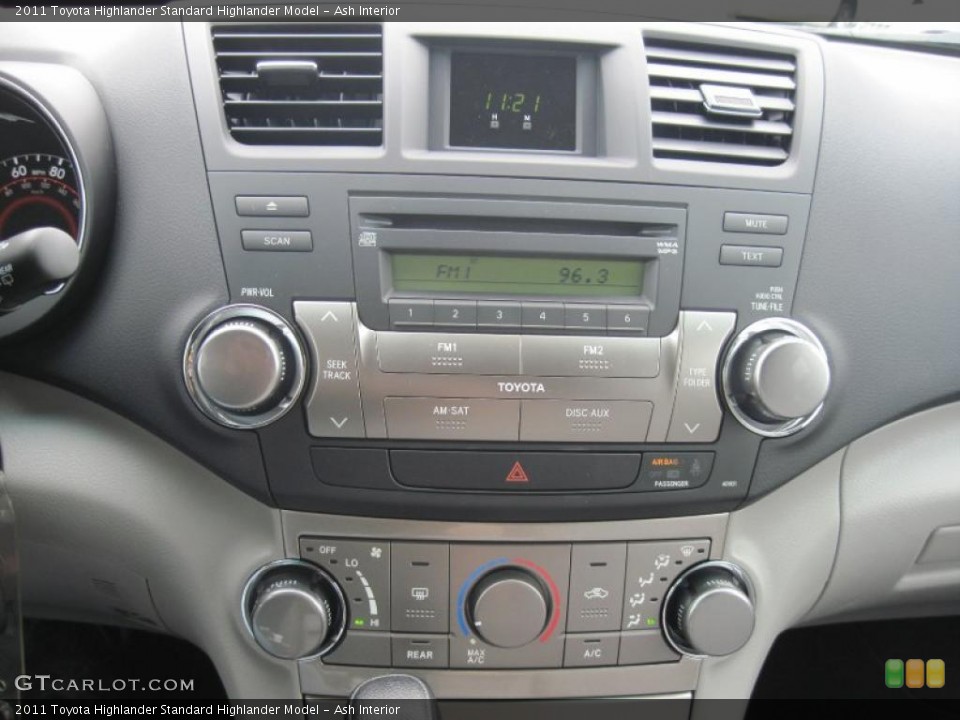 Ash Interior Controls for the 2011 Toyota Highlander  #47746538