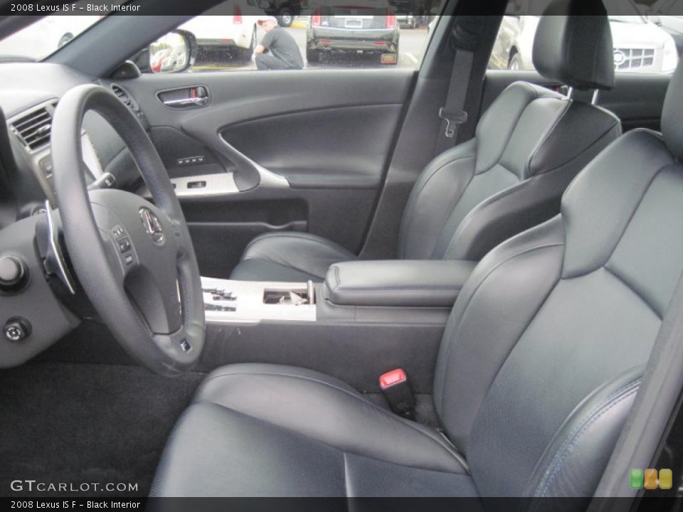 Black Interior Photo for the 2008 Lexus IS F #47747122