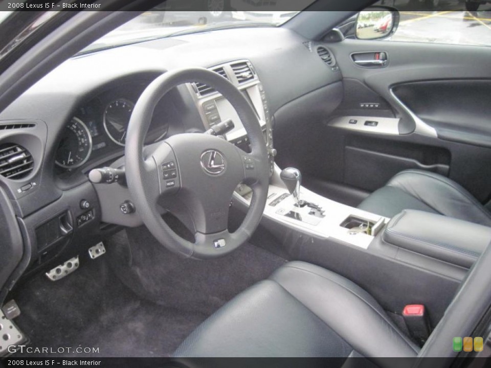 Black Interior Steering Wheel for the 2008 Lexus IS F #47747135