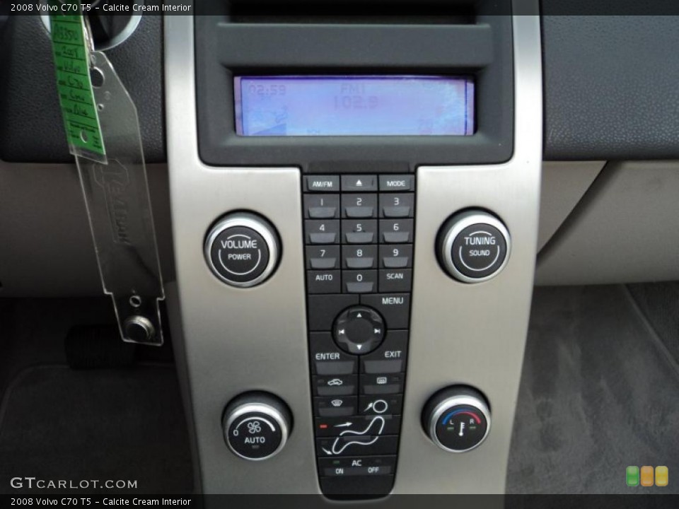 Calcite Cream Interior Controls for the 2008 Volvo C70 T5 #47749061