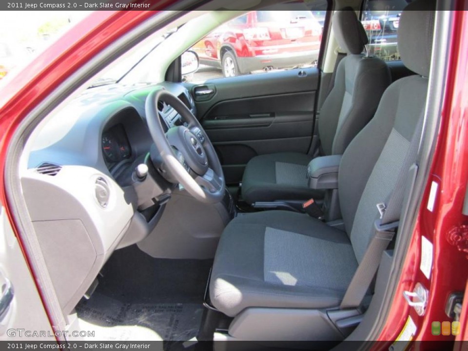 Dark Slate Gray Interior Photo for the 2011 Jeep Compass 2.0 #47749388