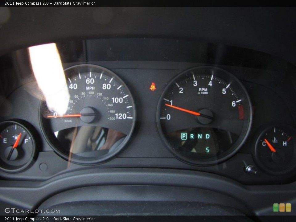 Dark Slate Gray Interior Gauges for the 2011 Jeep Compass 2.0 #47749532