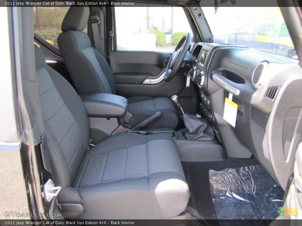 Black Interior Photo for the 2011 Jeep Wrangler Call of Duty: Black Ops Edition 4x4 #47750846