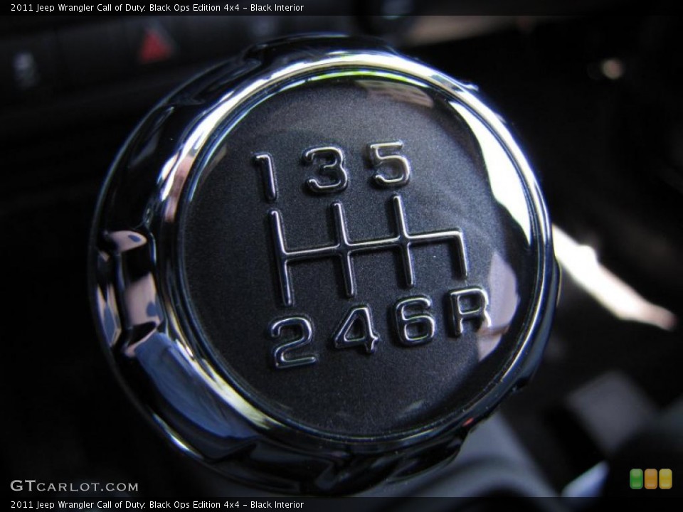 Black Interior Transmission for the 2011 Jeep Wrangler Call of Duty: Black Ops Edition 4x4 #47750933