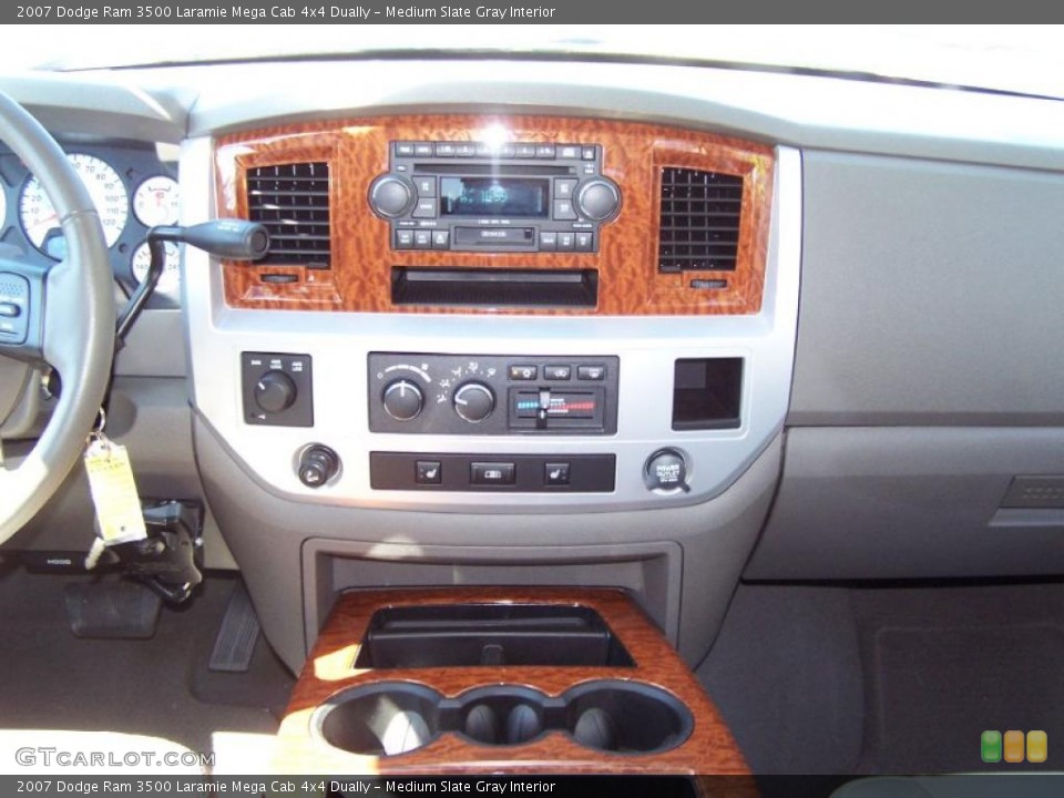 Medium Slate Gray Interior Controls for the 2007 Dodge Ram 3500 Laramie Mega Cab 4x4 Dually #47751587