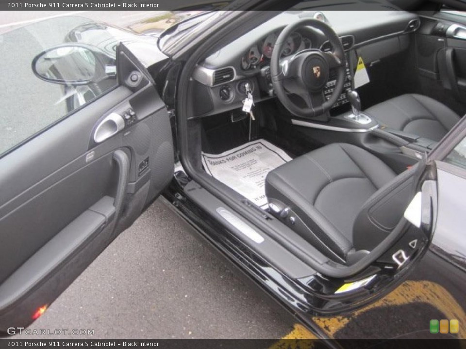 Black Interior Photo for the 2011 Porsche 911 Carrera S Cabriolet #47754755