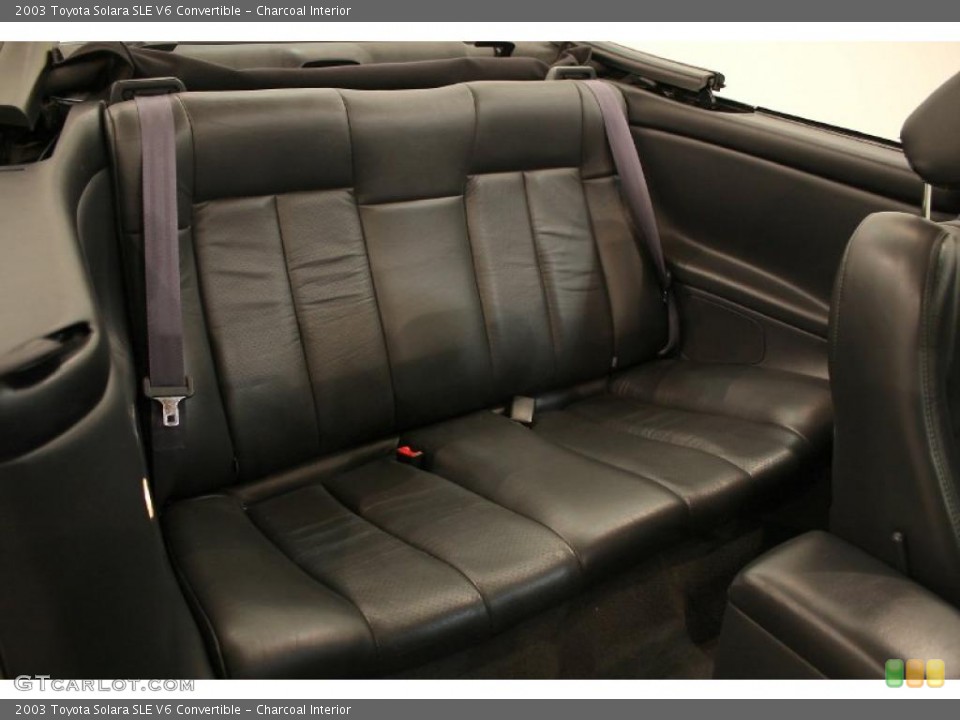 Charcoal Interior Photo for the 2003 Toyota Solara SLE V6 Convertible #47755799