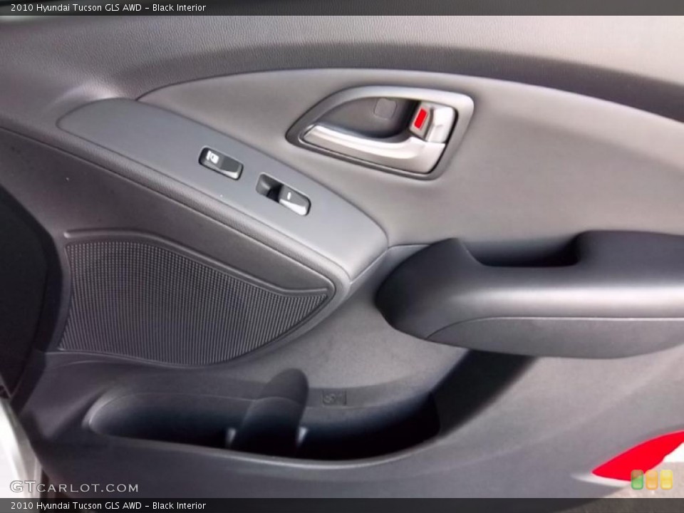 Black Interior Door Panel for the 2010 Hyundai Tucson GLS AWD #47756973