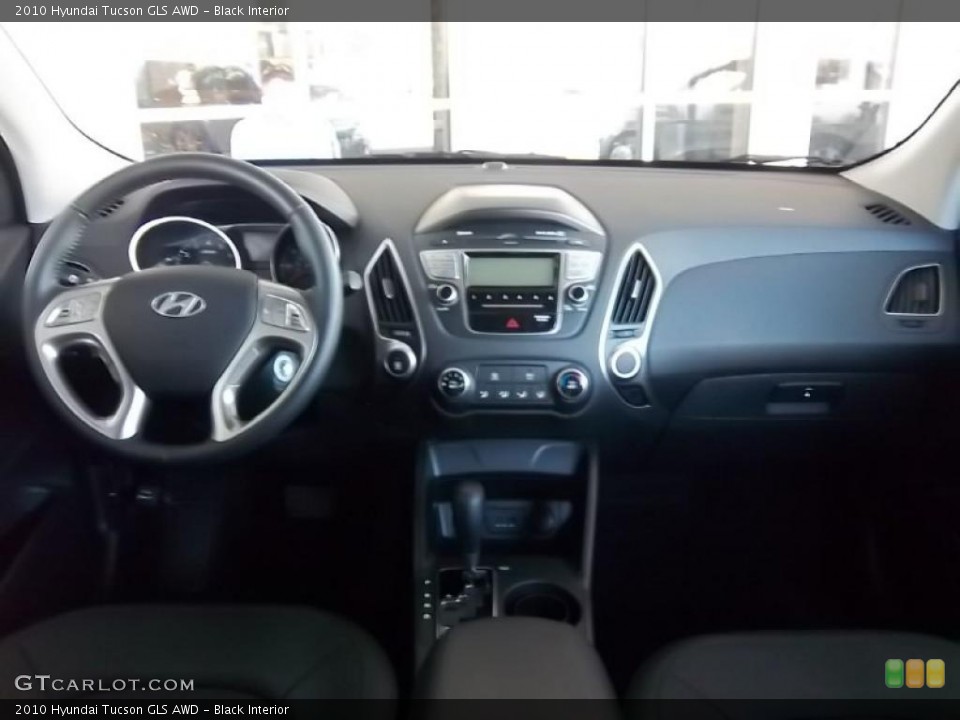 Black Interior Dashboard for the 2010 Hyundai Tucson GLS AWD #47756985