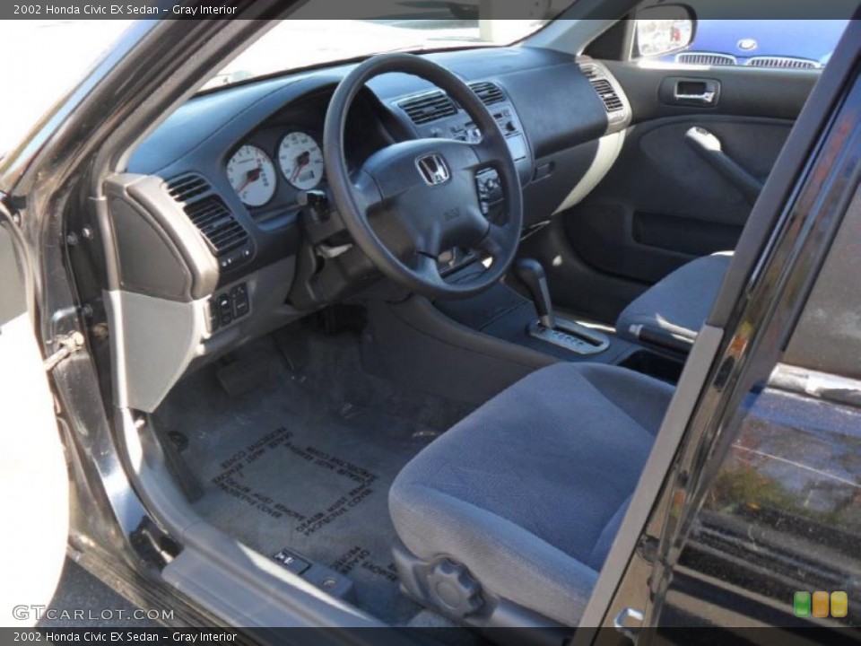 Gray Interior Photo for the 2002 Honda Civic EX Sedan #47758035
