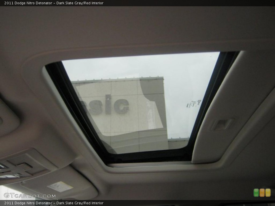 Dark Slate Gray/Red Interior Sunroof for the 2011 Dodge Nitro Detonator #47758551