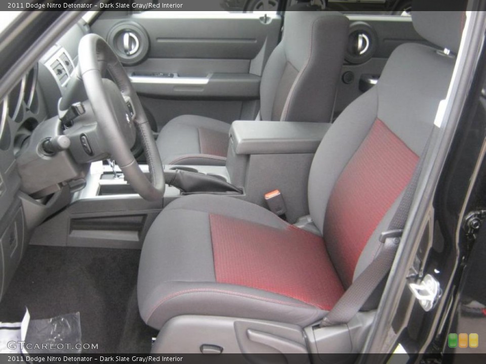 Dark Slate Gray/Red Interior Photo for the 2011 Dodge Nitro Detonator #47758563