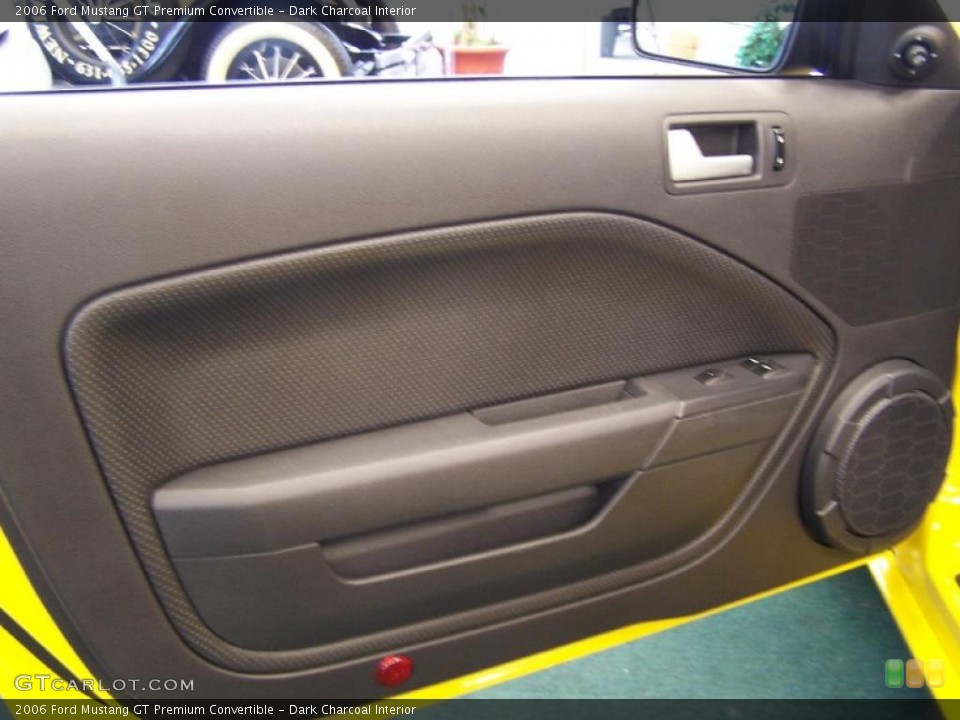 Dark Charcoal Interior Door Panel for the 2006 Ford Mustang GT Premium Convertible #47760409