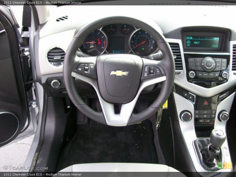 Medium Titanium Interior Dashboard for the 2011 Chevrolet Cruze ECO #47760487