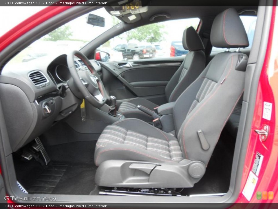 Interlagos Plaid Cloth Interior Photo for the 2011 Volkswagen GTI 2 Door #47762470