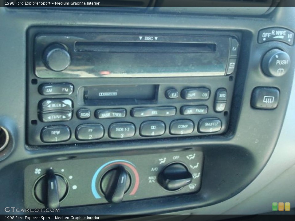 Medium Graphite Interior Controls for the 1998 Ford Explorer Sport #47763292