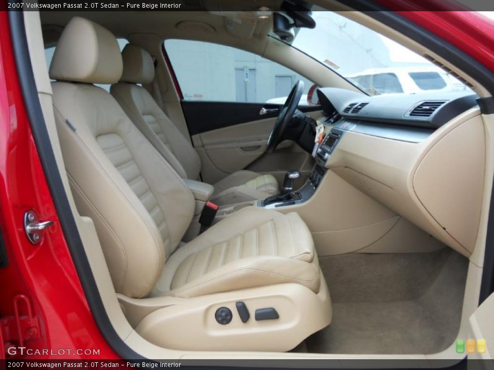 Pure Beige Interior Photo for the 2007 Volkswagen Passat 2.0T Sedan #47763631