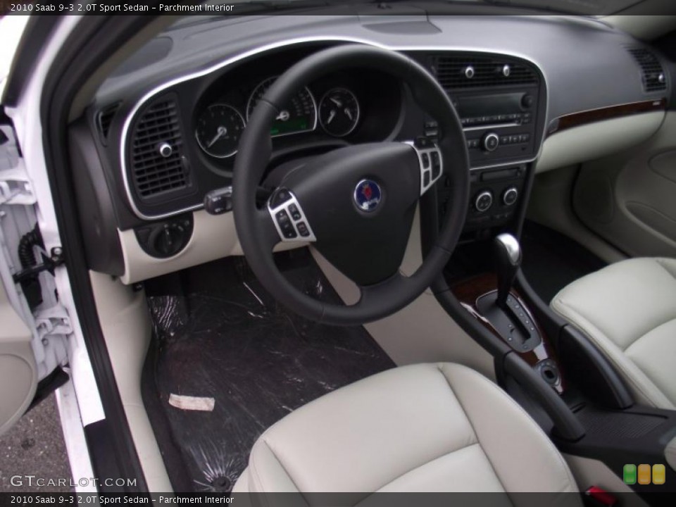 Parchment Interior Photo for the 2010 Saab 9-3 2.0T Sport Sedan #47765425