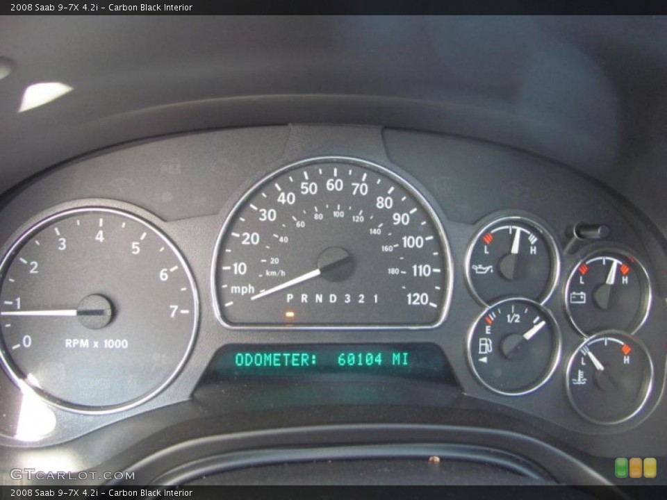 Carbon Black Interior Gauges for the 2008 Saab 9-7X 4.2i #47768601