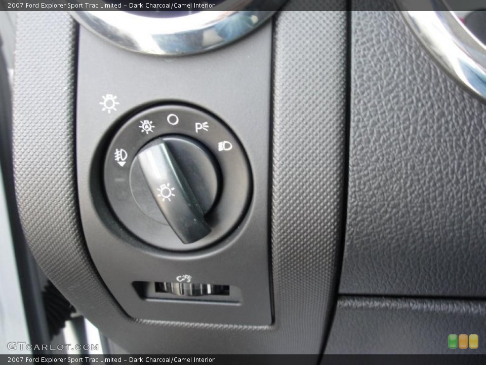 Dark Charcoal/Camel Interior Controls for the 2007 Ford Explorer Sport Trac Limited #47769042