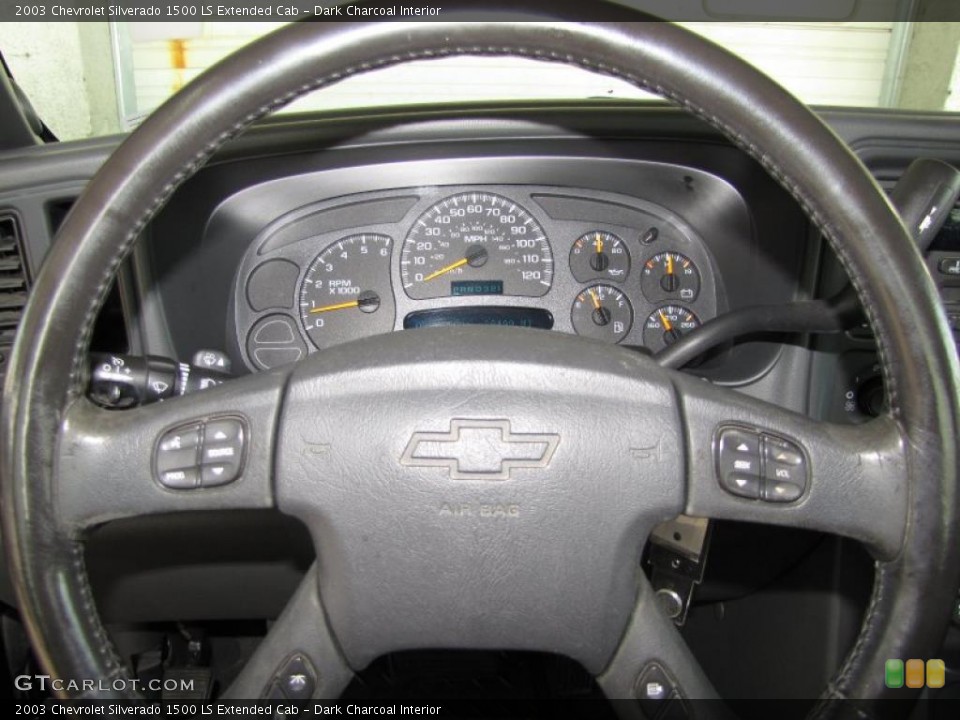 Dark Charcoal Interior Steering Wheel for the 2003 Chevrolet Silverado 1500 LS Extended Cab #47770170