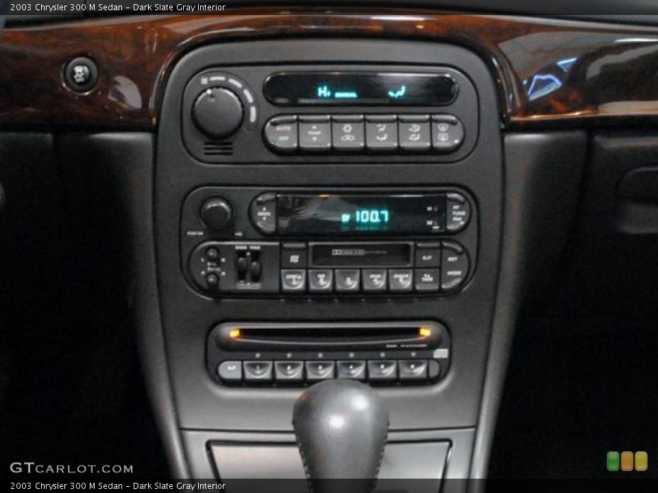Dark Slate Gray Interior Controls for the 2003 Chrysler 300 M Sedan #47771601
