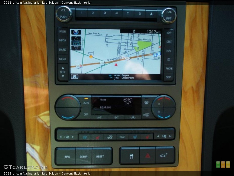 Canyon/Black Interior Navigation for the 2011 Lincoln Navigator Limited Edition #47774394