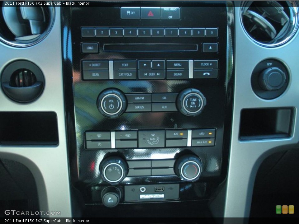 Black Interior Controls for the 2011 Ford F150 FX2 SuperCab #47774958