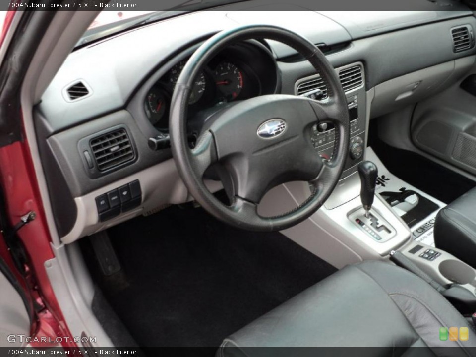 Black 2004 Subaru Forester Interiors