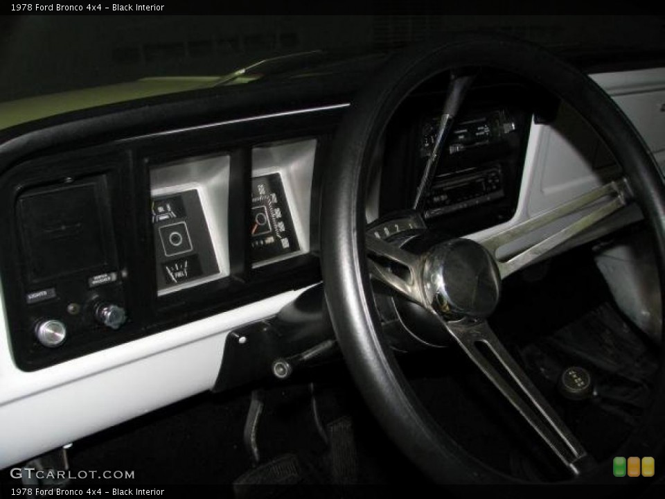 Black Interior Photo for the 1978 Ford Bronco 4x4 #47776677