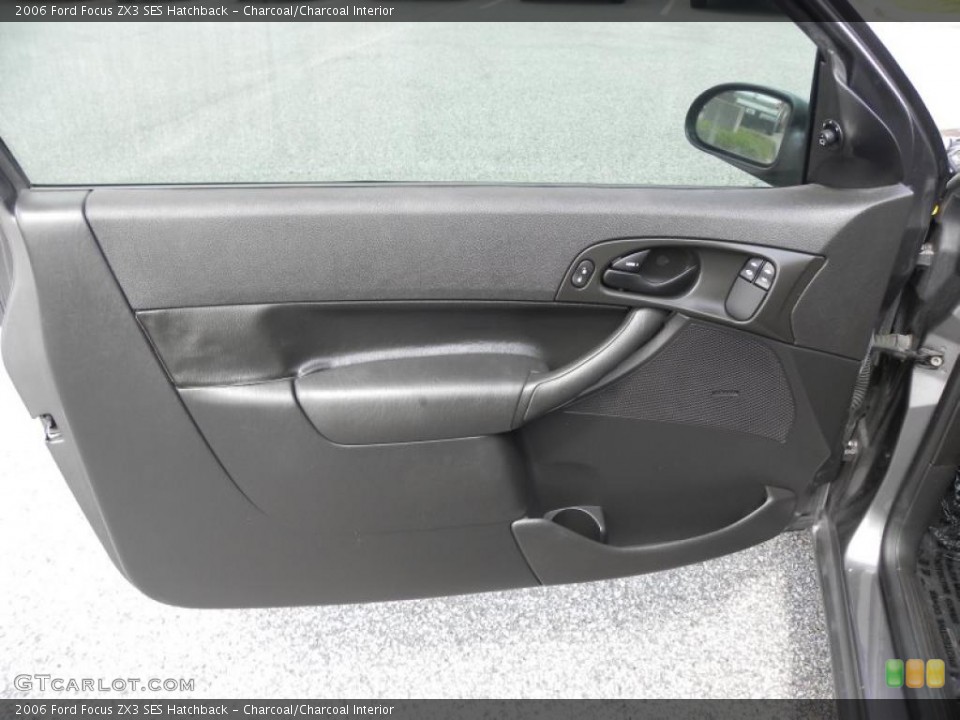 Charcoal/Charcoal Interior Door Panel for the 2006 Ford Focus ZX3 SES Hatchback #47778585