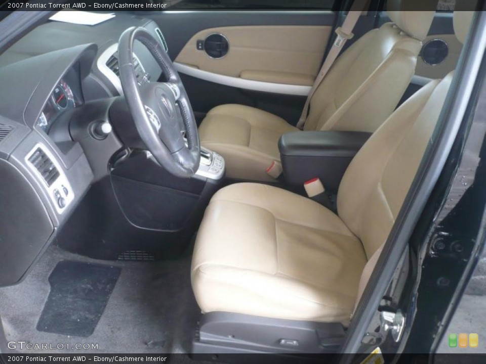 Ebony/Cashmere Interior Photo for the 2007 Pontiac Torrent AWD #47780895