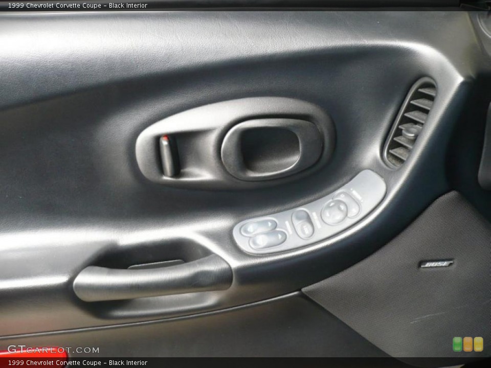 Black Interior Controls for the 1999 Chevrolet Corvette Coupe #47782683