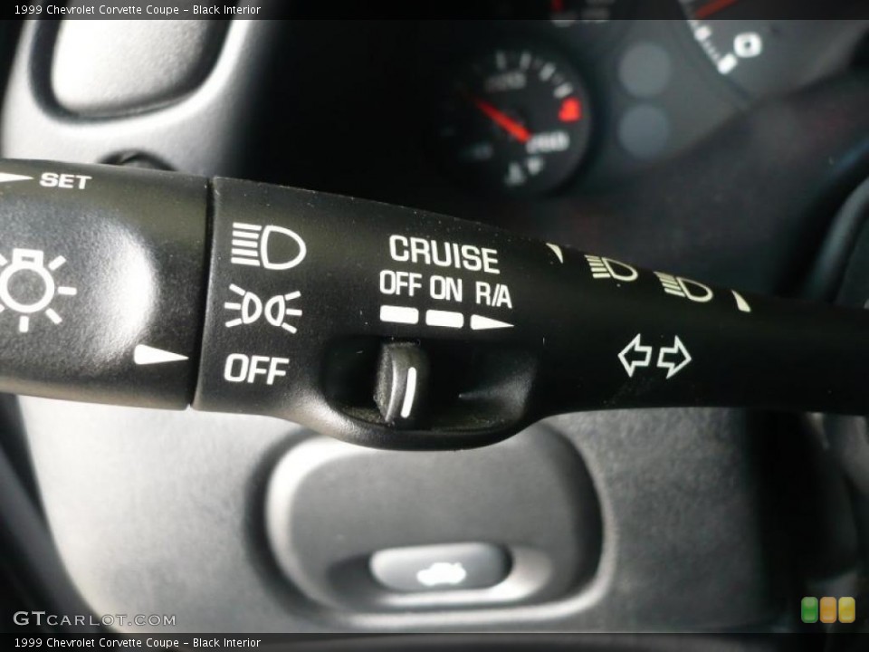 Black Interior Controls for the 1999 Chevrolet Corvette Coupe #47782854