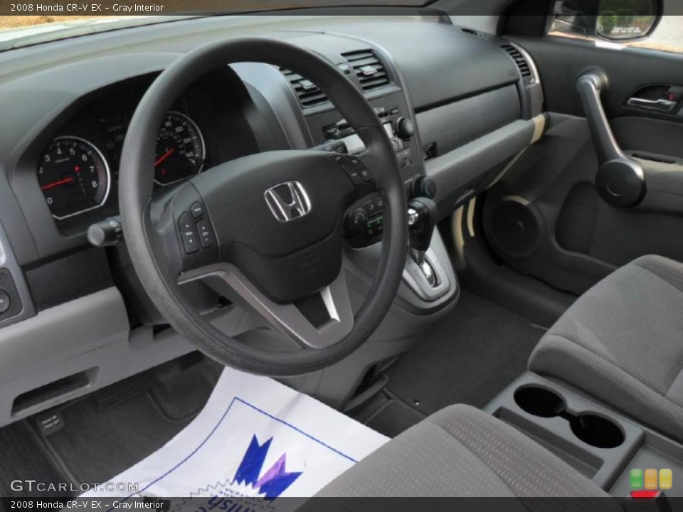 Gray Interior Photo for the 2008 Honda CR-V EX #47784564