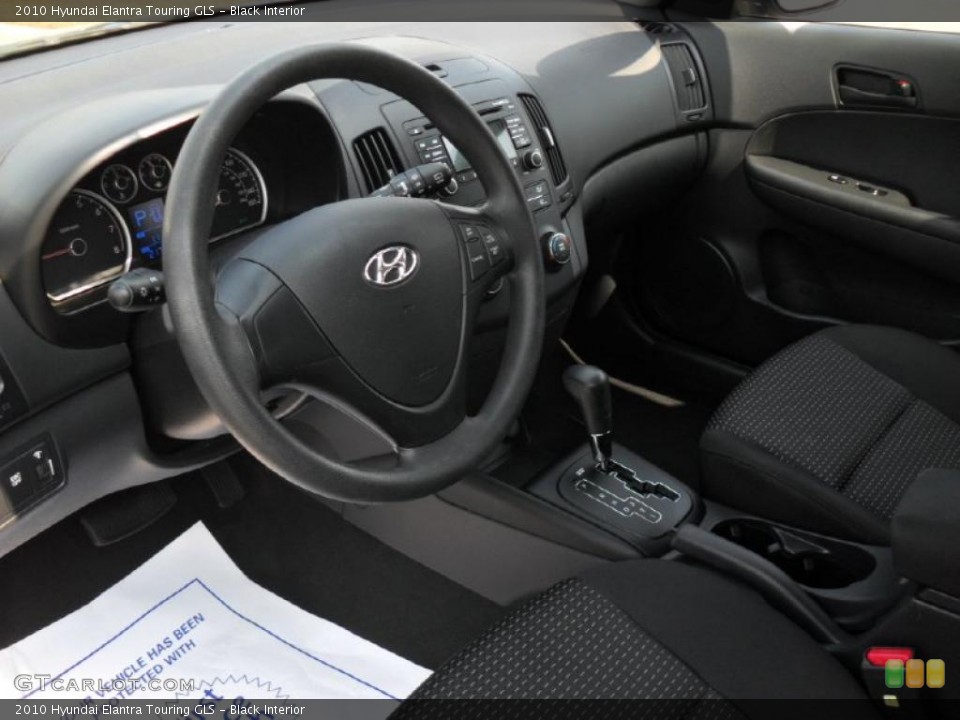 Black Interior Photo for the 2010 Hyundai Elantra Touring GLS #47785431