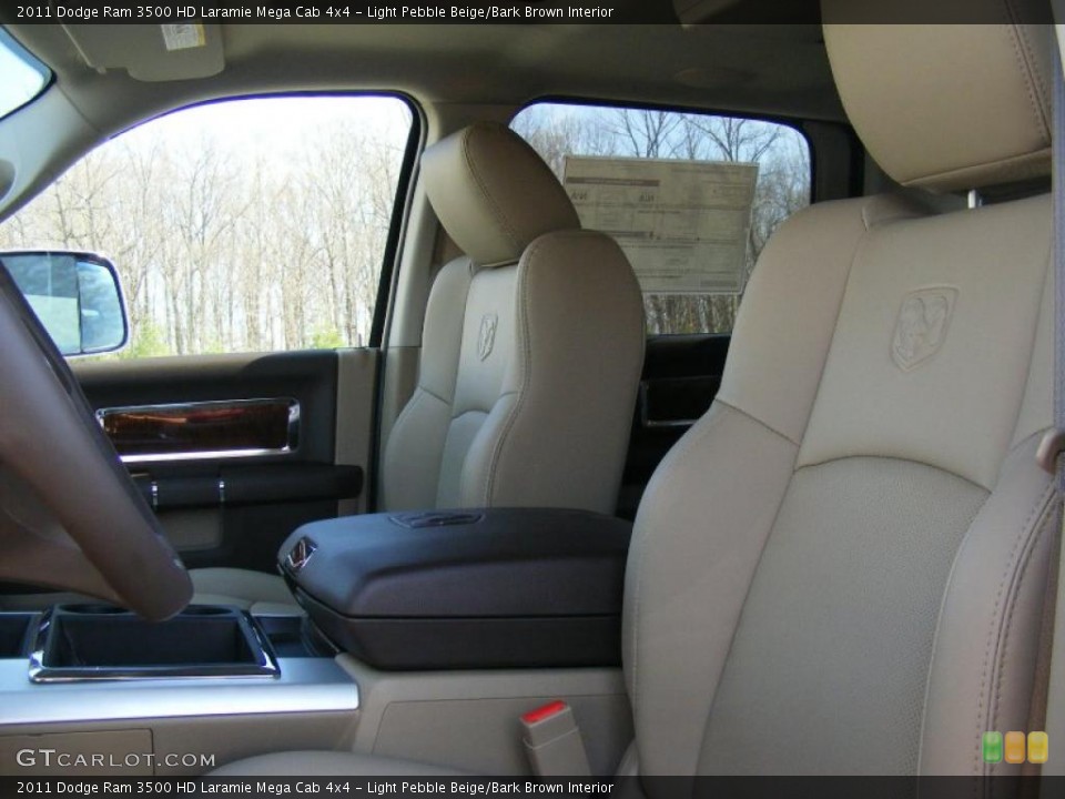 Light Pebble Beige/Bark Brown Interior Photo for the 2011 Dodge Ram 3500 HD Laramie Mega Cab 4x4 #47788971