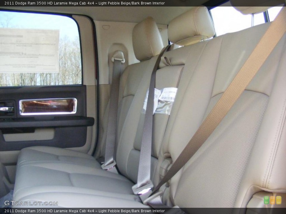 Light Pebble Beige/Bark Brown Interior Photo for the 2011 Dodge Ram 3500 HD Laramie Mega Cab 4x4 #47788983