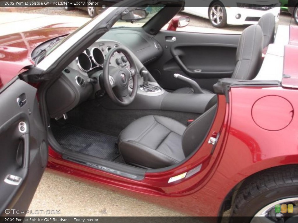 Ebony Interior Photo for the 2009 Pontiac Solstice GXP Roadster #47789169